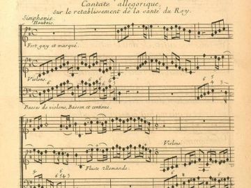 La cantate en France au XVIIIe siècle, projet de recherche du CMBV